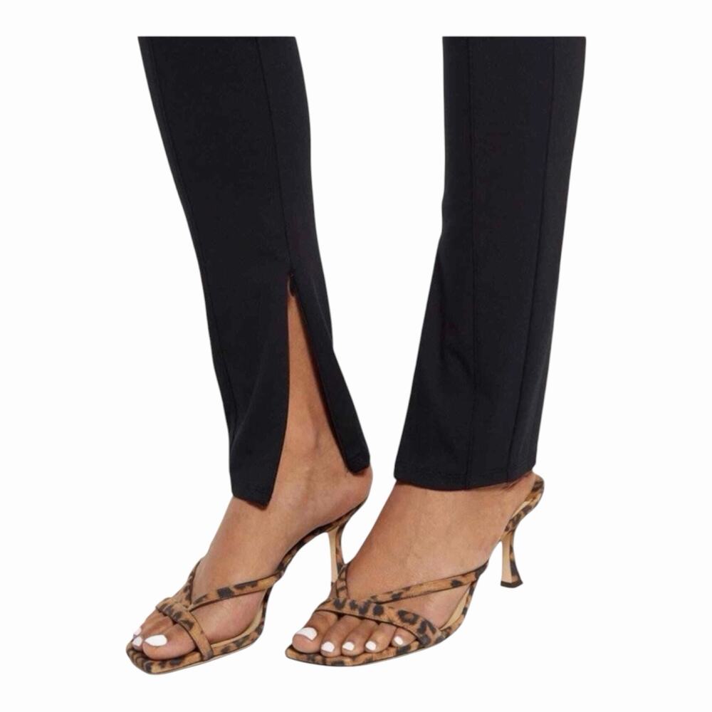 Open Edit Nordstrom Black Pull On Slim Split Hem Ankle Pants Stretch XS Gorpcore - Picture 2 of 16